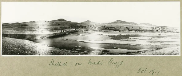 Shellal am Wadi Guzzeh, Oktober 1917